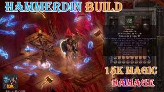 Diablo II Resurrected - Hammerdin Paladin Build(Max 15k Magic Damage)