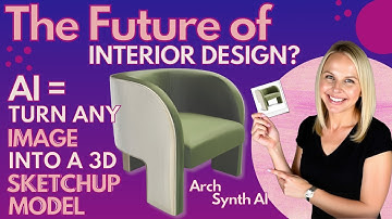 STOP USING the #sketchup 3D Warehouse!!  Convert ANY Image to a 3D MODEL Instead!! #Archsynth #AI