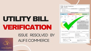 Utility Bill Verification Issue Fixed on Amazon Seller Profile | Utility Bill Validation Issue Fixed