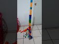 Grúa derrumba edificio crane building demolition #lego vs #megablocks robot WeDo technic Brainstorms