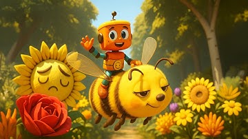 Life of a Bee 🐝 | Rusty Shrinks and Learns About Bees! | Kids Adventure Song