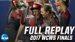 Oklahoma vs. Florida: 2017 Women's College World Series | FULL REPLAY