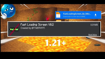 Fast Loading Screen MOD For MCPE! 1.21+ | Direct Download Link 🔗 😳 | Mio4xu 