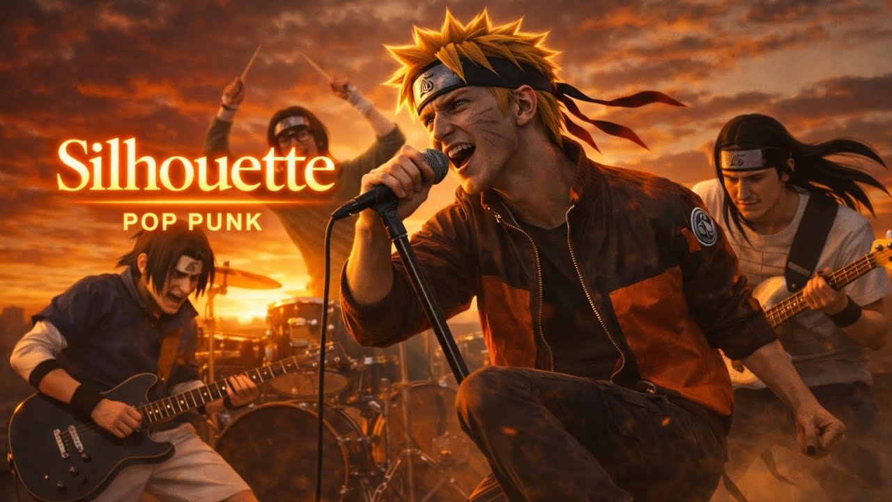 Silhouette (Pop Punk Cover) — Naruto Shippuden OST | Lyric Video | ALTVERSE