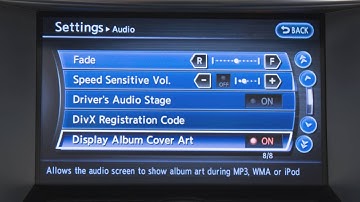 2017 Infiniti QX50 - Control Panel and Touch Screen Overview (if so equipped)