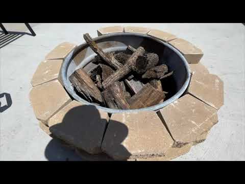 Can Landscape Blocks Be Used For A Fire Pit?