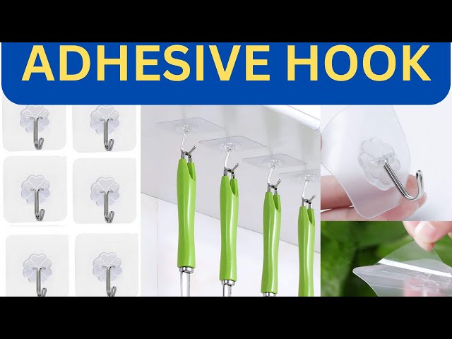 How to use Double sided Adhesive Wall Hooks 2020 