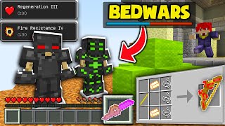 Minecraft Bedwars, Nhưng Sở Hữu Kiếm Đánh Bay Game Và Bộ Giáp Thần *KHANGG TROLL NOOB TEAM MINECRAFT