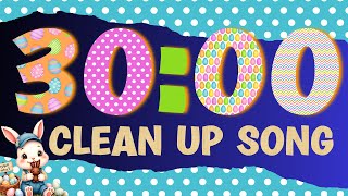Saturday Morning 30 Minute Bunny Hop Clean Up Song | 30 Minute Clean Up Timer