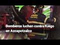 #MientrasDormía | Fuerte incendio envuelve a una tienda de abarrotes en Azcapotzalco