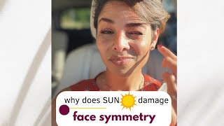 Is SUN changing your face symmetry? Face yoga can STOP 🛑 FACIAL ASYMMETRY