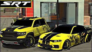 NEW CHARGER HELLCAT & RAM TRX EASY DESIGN IN Car parking multiplayer 🐝🔥 screenshot 4