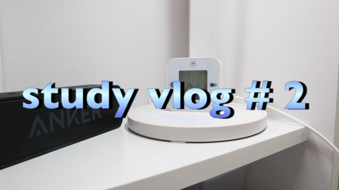 study vlog #2 /テスト勉強/vlog 🧜‍♀️ - YouTube