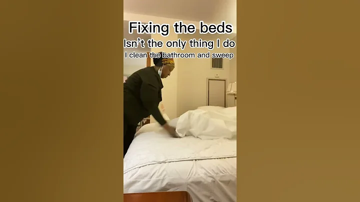 My work as a housekeeper in a hotel #shorts #housekeeping