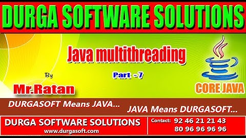 Corejava || multithreding part - 7