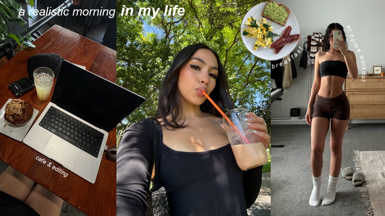 a realistic morning in my life trying to stay productive