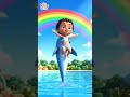 Rainbow Jump with Dolphin 🌈🐬 | Magical Ocean Fun! #trending #foryou #shorts