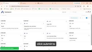 Professor Management Web App | Create Institute-wide Announcements screenshot 1