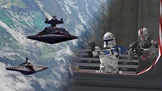 Galactic Empire vs Rebels, Clones & Droids - Epic Cinematic Battle In Empire at War & Men of War
