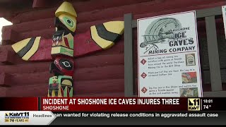 Three people fall off suspension bridge after incident at Shoshone Ice Caves