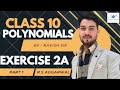 Class 10 Polynomials | Exercise 2A (Part 1) | RS Aggarwal | Full Explanation