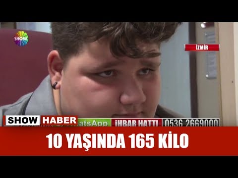 10 yaşında 165 kilo!