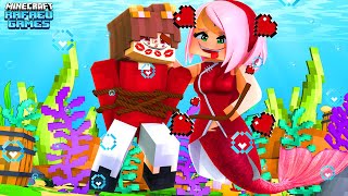 A SAKURA SEREIA prendeu o RAFAEU no FUNDO do MAR no Minecraft