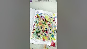 Create an art work using only your fingers - part 2