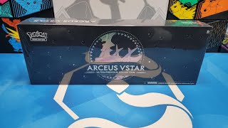 Opening the Arceus Ultra Premium Collection from Game Strop