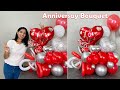 DIY Anniversary Balloon Bouquet Gift Ideas