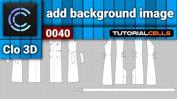 0040. add background image in clo3D