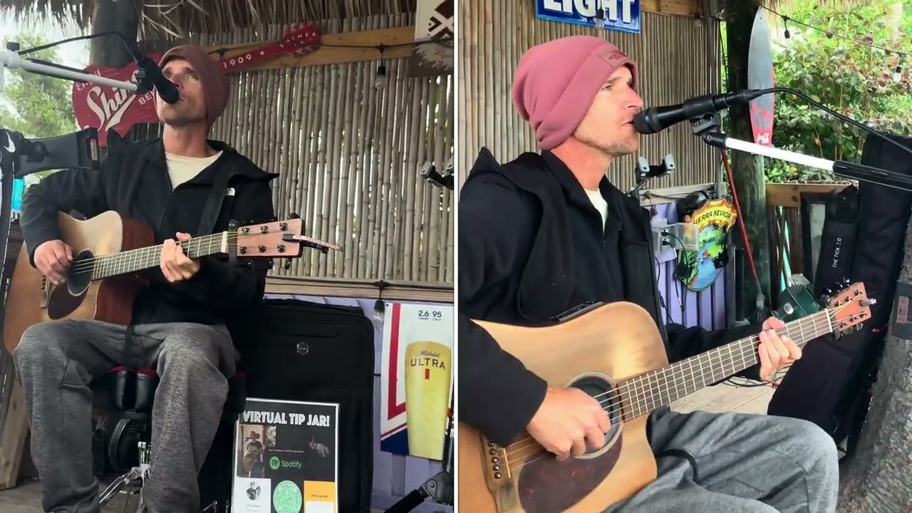 Jeff Greene covers Come together live on captiva