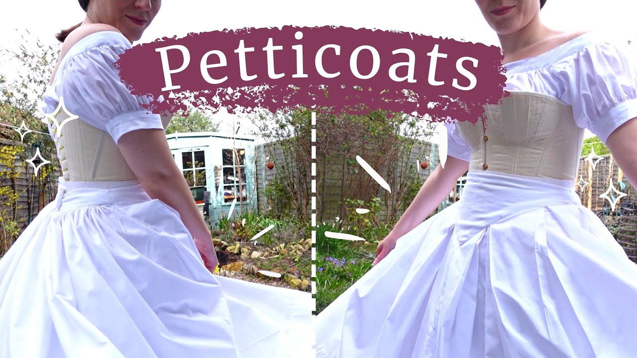 2 Petticoats in 3 days! Quick and Easy Victorian Petticoats 
