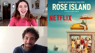 Matilda de angelis (the undoing) & elio germano are interviewed for
the new netflix original film rose island. stars germano, angeli...