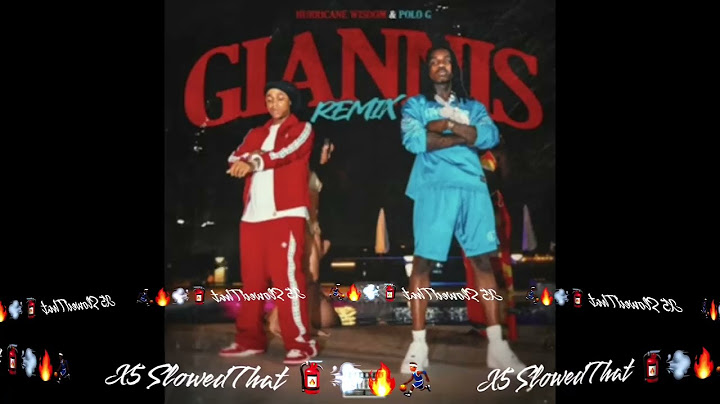Hurricane Wisdom - Giannis (Remix) (Feat. Polo G) (Slowed)