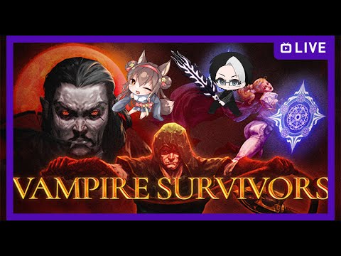 【PC】Vampire Survivorsをせがさんとやるぞよ#3【黒狐Vtuber】