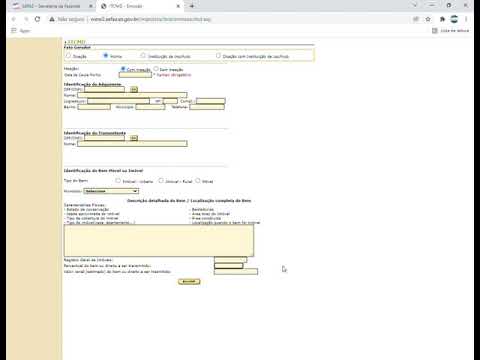 PROCEDIMENTO PARA PREPARO DE GUIA DE ITCMD (SEFAZ/ES)