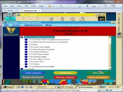 Keystone Learning: Visual Basic 6 Level 1 Chapter 3 Quiz and Course Conclusion