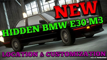 HIDDEN BMW E30 M3 LOCATION & CUSTOMIZATION | NEED FOR SPEED PAYBACK |