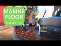 MARINE STYLE FLOOR FOR PETERBILTS. TIME LAPSE INSTALLATION!!!