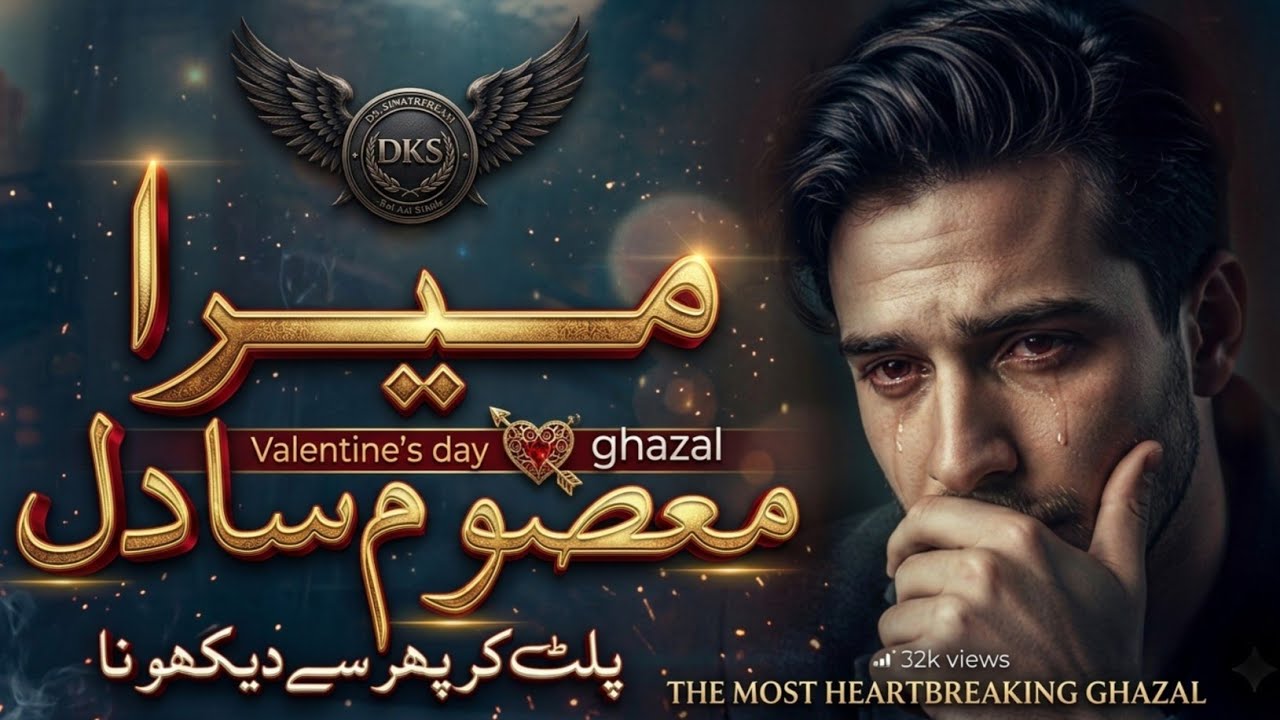 Mera Masoom Sa Dil 💔 | Valentine’s Day Emotional Ghazal 2026 | By Injamam Azizi @DKSINJAMAM 
