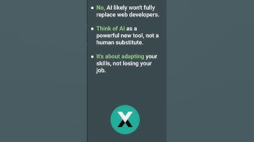 Will AI replace web developers?  #webdeveloper #ai #programming