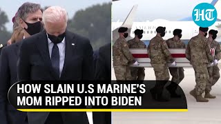 'Joe Biden feckless, dementia-ridden': Martyred US soldier's mother slams President on Kabul attack
