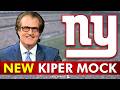 🚨UPDATED🚨 Mel Kiper Jr. Giants Mock Draft With Picks #5 & #10