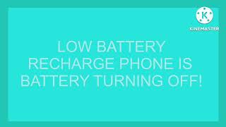 Low Battery Empty Alert Collection Kinemaster 2023 Remake