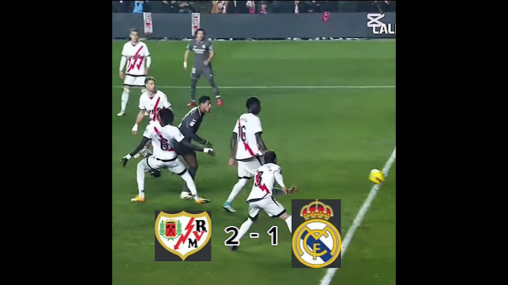 Rayo Vallecano 3-3 Real Madrid