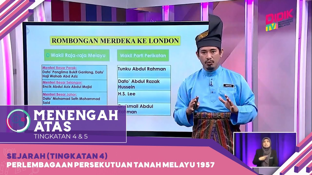 Menengah Atas (2022) | Sejarah (Tingkatan 4): Perlembagaan Persekutuan Tanah Melayu 1957
