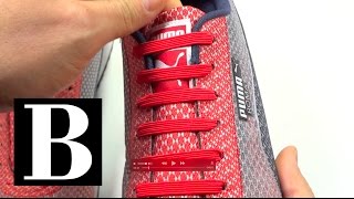 How to: Xpand Elastic Shoelaces Bar Lacing Pattern