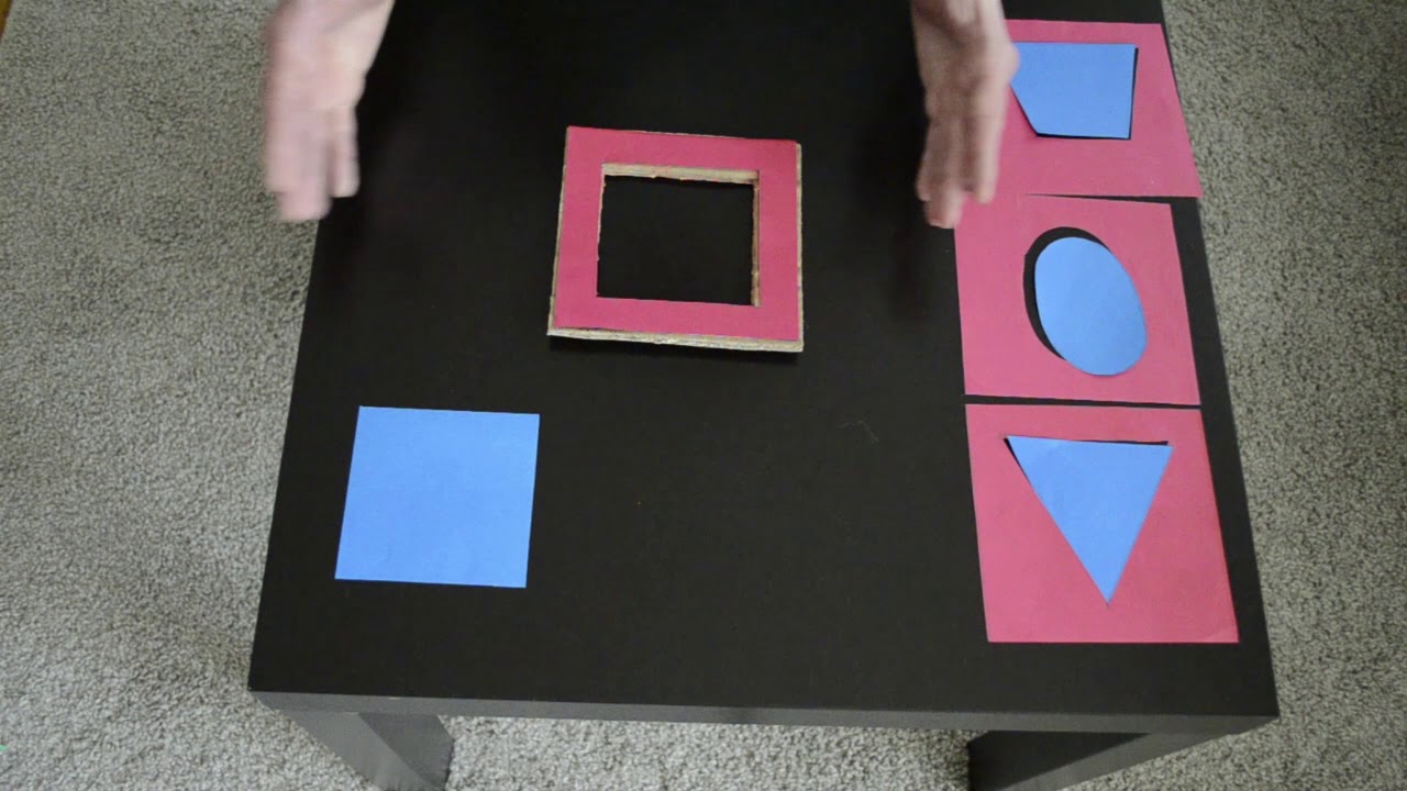 Геометрия по методу Монтессори. Урок (1). Сенсорное знакомство.