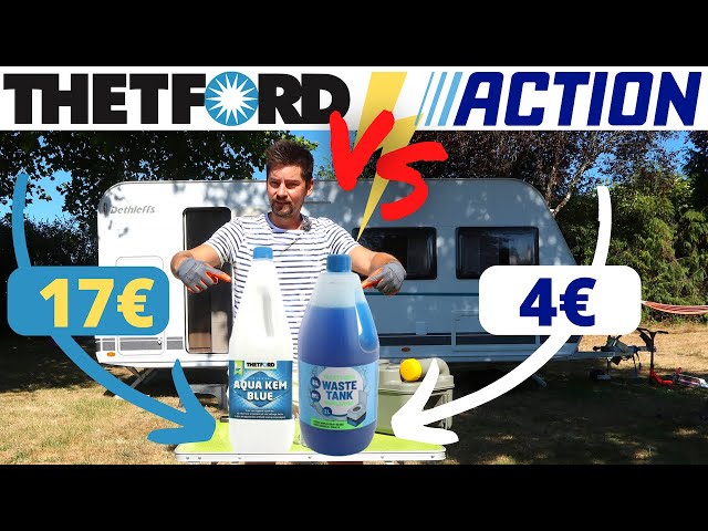 Le PRODUIT WC Chimique ACTION à 4€ est t'il EFFICACE ? Camping car